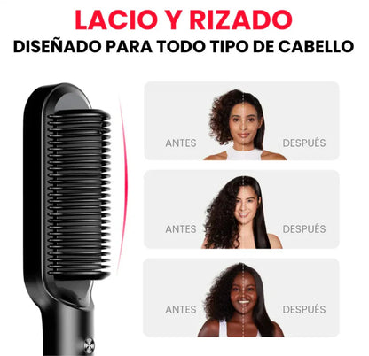 Cepillo Alisador 2 en 1 | Resultados hermosos en cualquier lugar