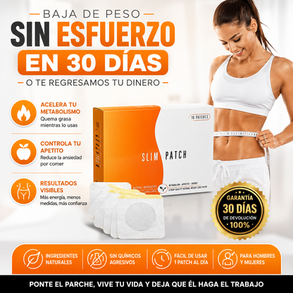 Baja De Peso En 30 Días Sin Esfuerzo o Te Regresamos Tu Dinero ° Slim Patch Original